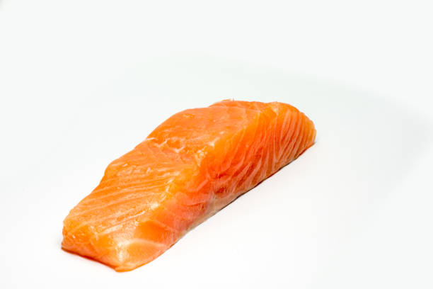 istock A large pink salmon fillet isolated on a white background 1146615553
