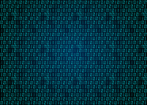 Hacking Digital Binary Code Background Stock Illustration - Download ...