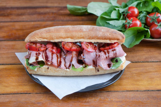 istock Round of beef sandwich 1146625576