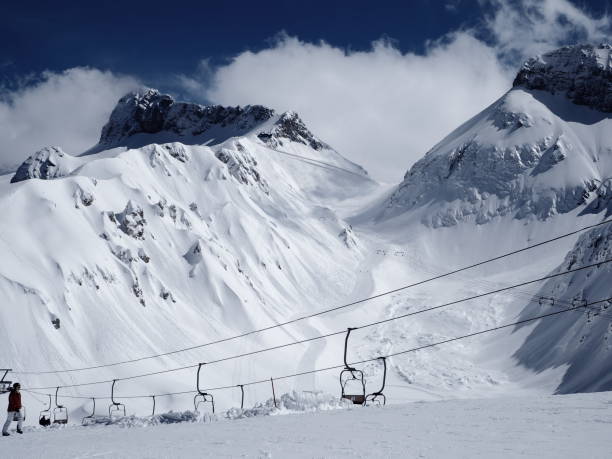 istock Snow covered Italian mountains in winter 1146625657