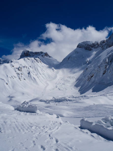 istock Snow covered Italian mountains in winter 1146626957