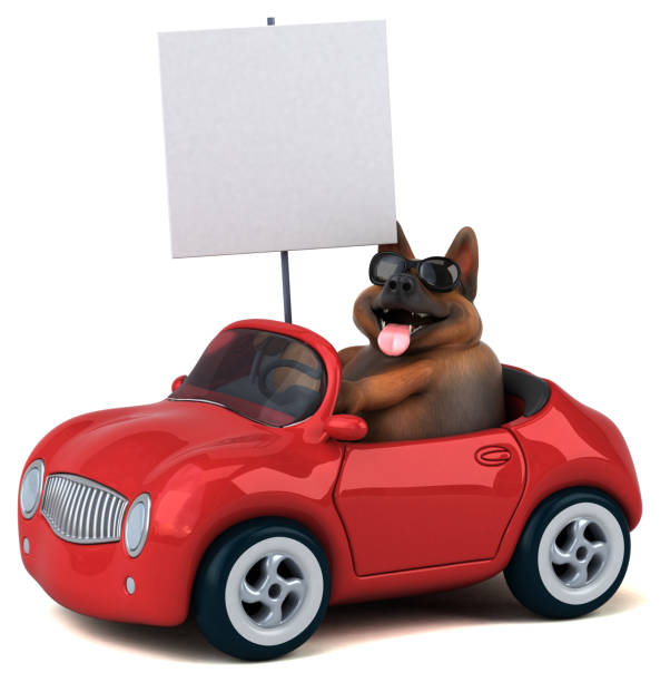 istock German shepherd dog - 3D Illustration 1146629754