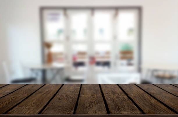 istock Close-Up Of Table Against Wall At Home 1146630278