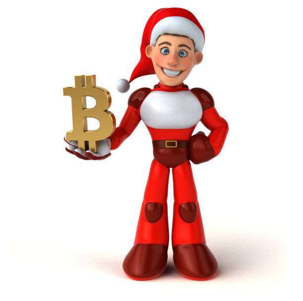 istock Fun Super Santa Claus - 3D Illustration 1146636029