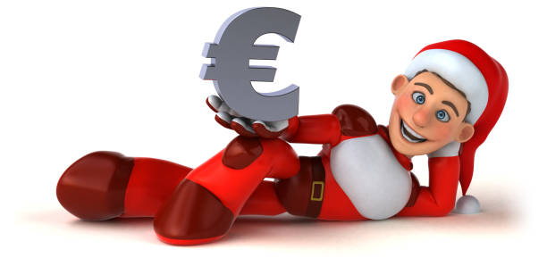 istock Fun Super Santa Claus - 3D Illustration 1146637513