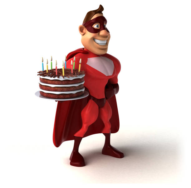 istock Fun superhero - 3D Illustration 1146637960
