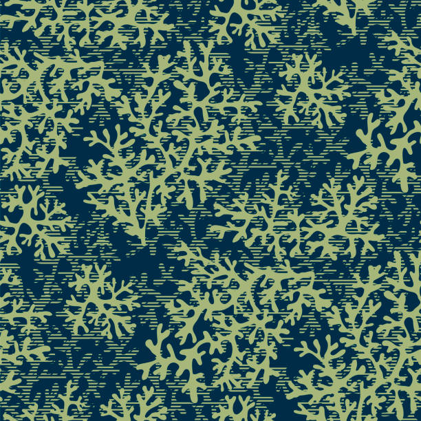 abstrakcyjna koncepcja wzoru tekstury mchu lasu - moss stock illustrations
