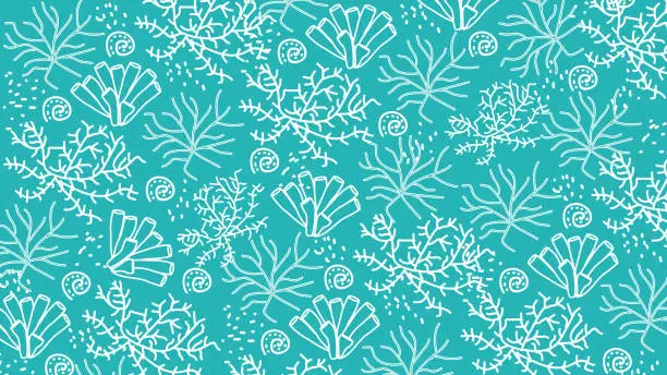 Vector illustration of Coral Background