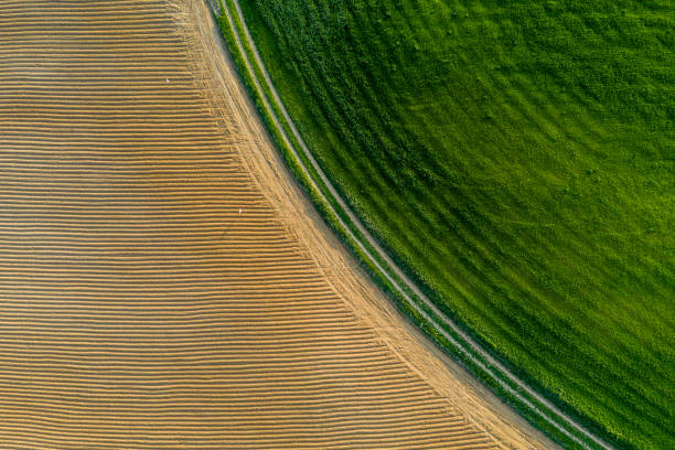 istock agriculture land drone view 1146644058