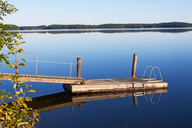 istock Wooden jetty, Saimaa Finland 1146646738