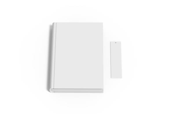 istock White blank book with bookmark mock up on isolated white background, 3d illustration 1146647610