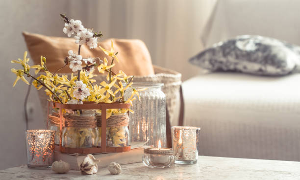 istock still life flowers with decorative objects in the living room 1146656609