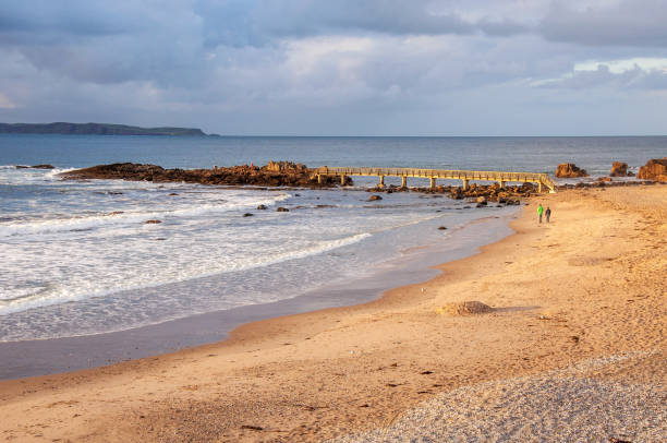 istock Beach and bridge in Ballycastle, Northern Ireland 1146656995