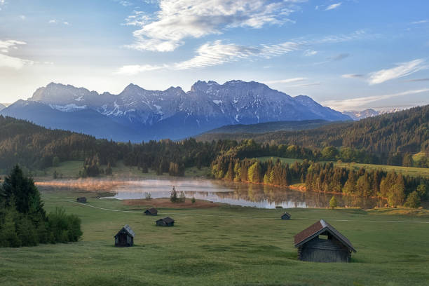 Geroldsee Karwendel at sunrise
