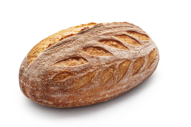 istock Tasty crunchy crust bread isolated on white background 1146671220