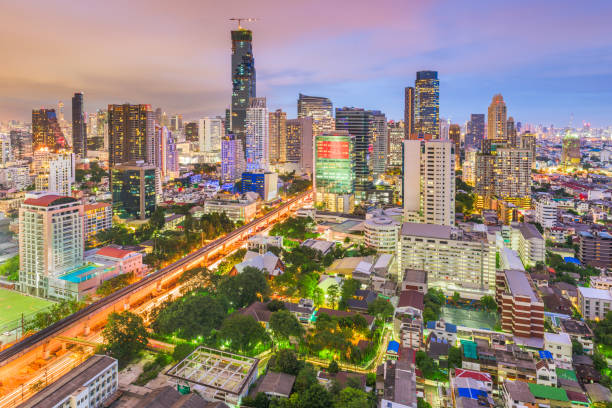istock Bangkok, Thailand city skyline at dusk. 1146673099