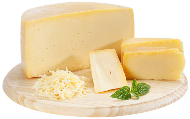 istock Colonial Cheese on a chopping board with spices 1146673639