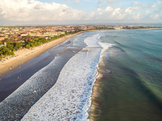 istock Waves in Kuta with quadrocopter 1146675027