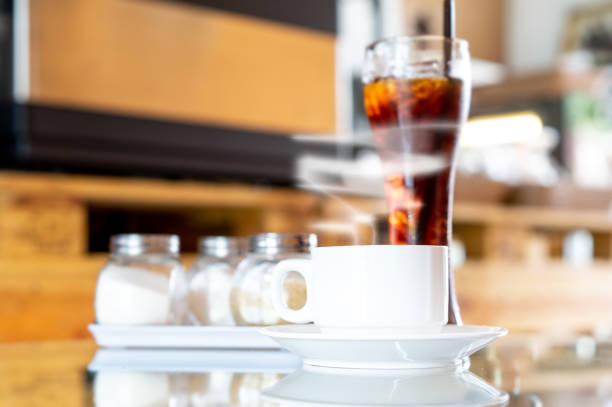 istock Cup of hot Coffee with smoke. 1146681591