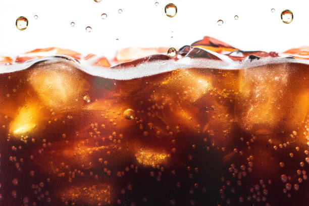 istock Cola Splashing background with soda bubble. Soft drink or Refreshment. 1146681618