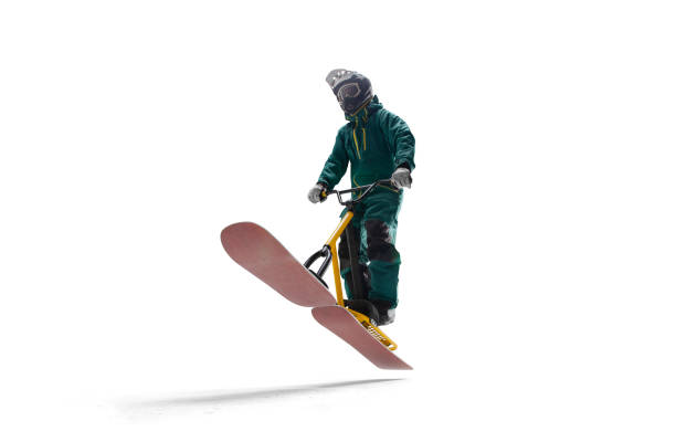 istock Snow scoot isolated on white. 1146682890