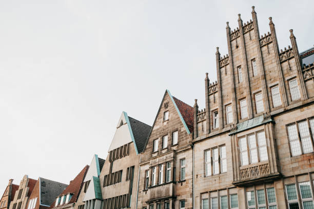 istock Traditional German ancient architecture in Muenster in Germany 1146683303