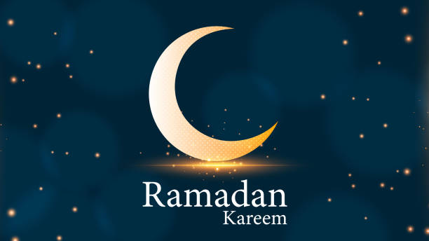 ramadan kareem grüßt nach ramadan-hintergrund - ramadan stock-grafiken, -clipart, -cartoons und -symbole