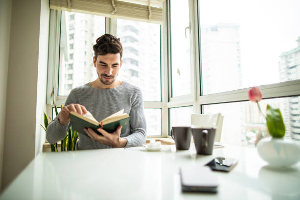 istock Starting a day with coffee and good book 1146695265