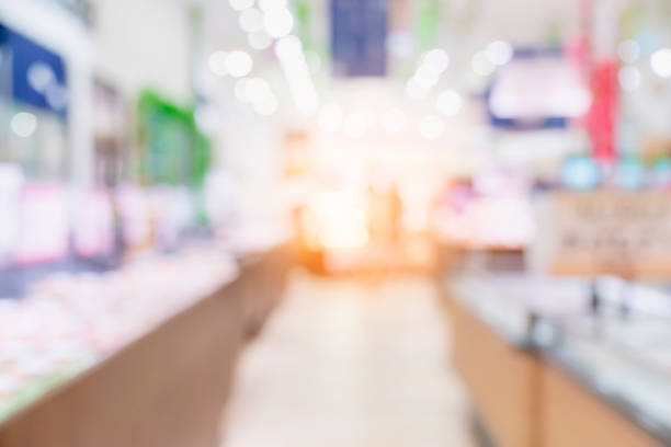 istock abstract blur image background of supermarket display prodduct shelf 1146698051