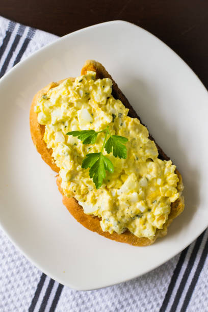 istock Egg Salad recipe on Sourdough Toast. 1146700397