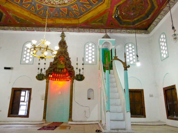 King's Mosque, Prayer Hall, Berat, Albania King's Mosque, Prayer Hall, Berat, Albania berat stock pictures, royalty-free photos & images