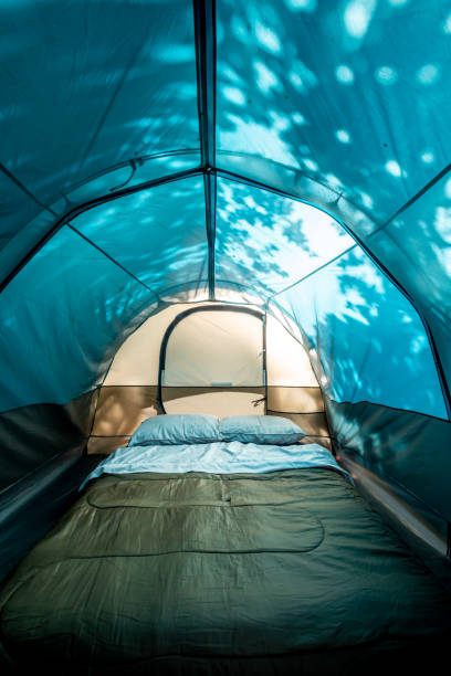 istock Inside of a camping tent. 1146707569