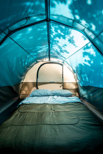 istock Inside of a camping tent. 1146707791