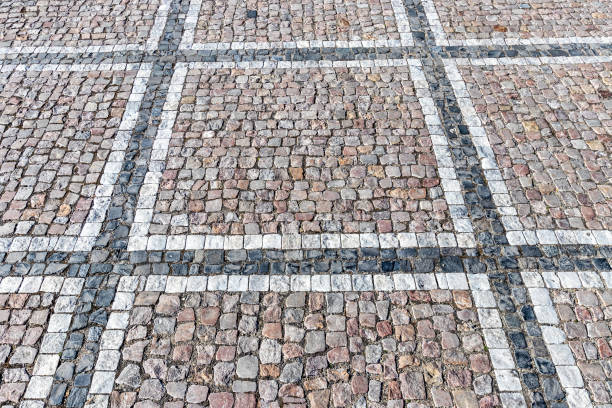 istock Old pavement of granite texture. 1146709807