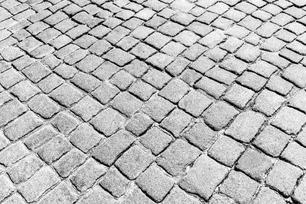 istock Old pavement of granite texture. 1146710517