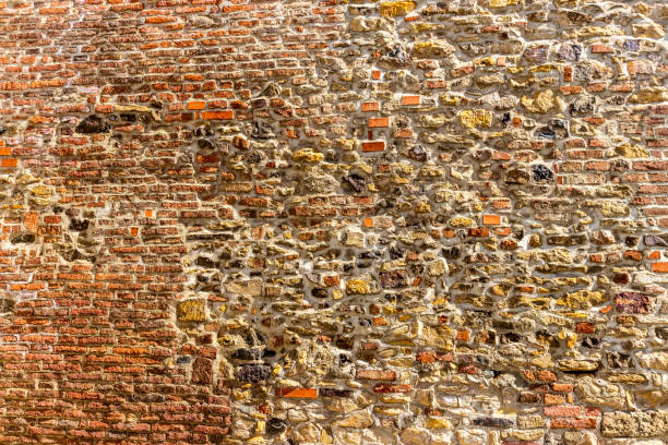 istock Background of old brick wall. 1146710933