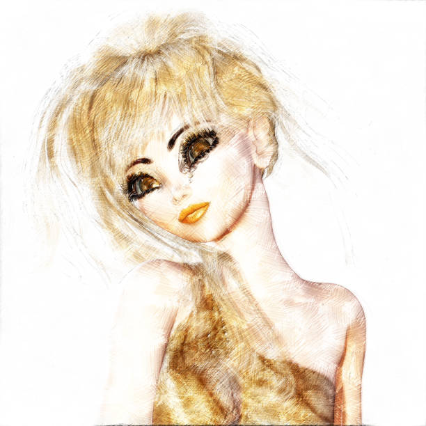 istock Digital artistic Sketch of a Fantasy Female 1146713925
