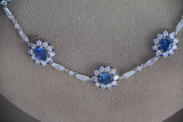istock A diamond necklace in the store 1146714150