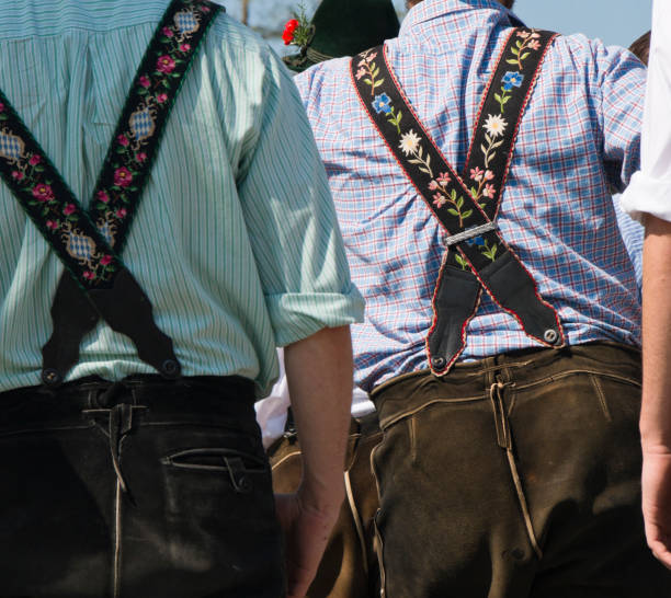 istock Braces of leather trousers 1146723674