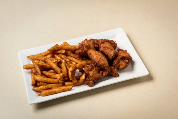 istock fried chicken dinner sandwich diner food 1146726858