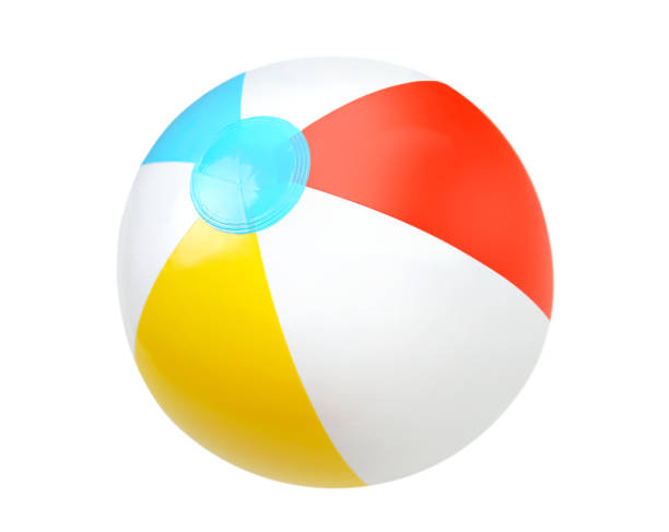 istock Summer water beach ball isolated. 1146727017