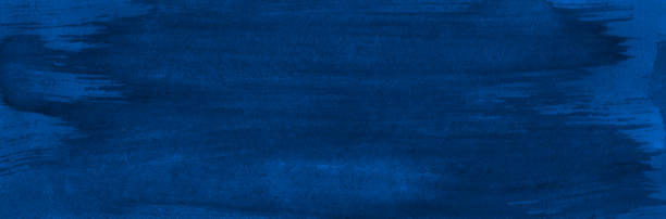 istock Dark blue watercolor frame with torn strokes and stripes. With copy space for text. 1146728753