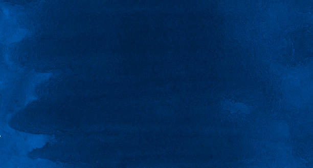 istock Dark blue watercolor frame with torn strokes and stripes. With copy space for text. 1146729471