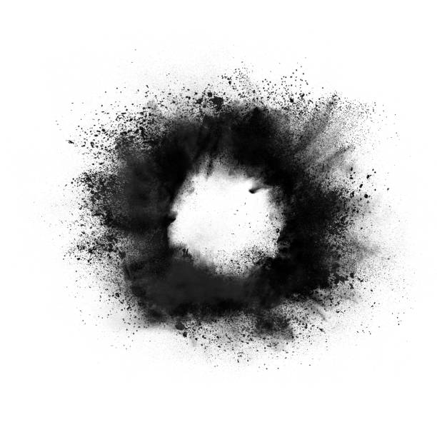 istock Abstract design of dark powder explosion 1146729518