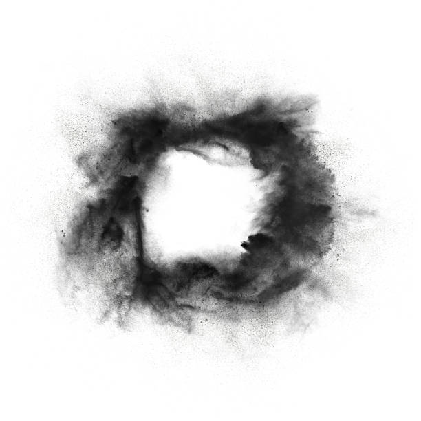 istock Abstract design of dark powder explosion 1146729603