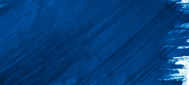 istock Dark blue watercolor frame with torn strokes and stripes. With copy space for text. 1146729848