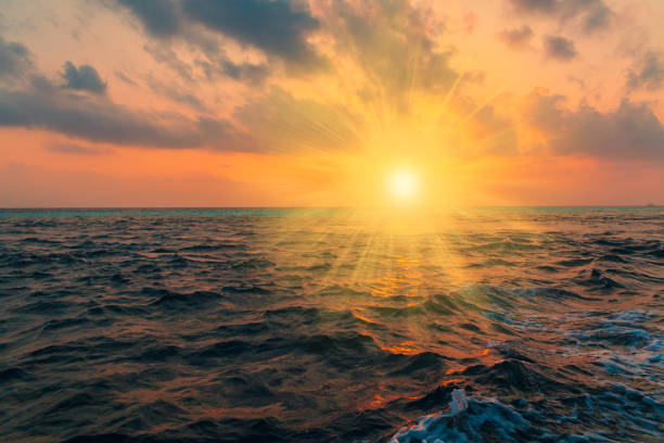 istock Maldives,  tropical sea background sunset 1146731056