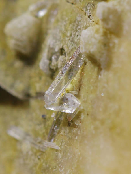 istock A macro close up view of quartz crystals on dolomite crystal. 1146732179