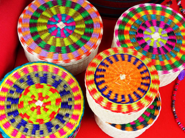 istock Wicker baskets made from toquilla straw, Ecuador 1146733822
