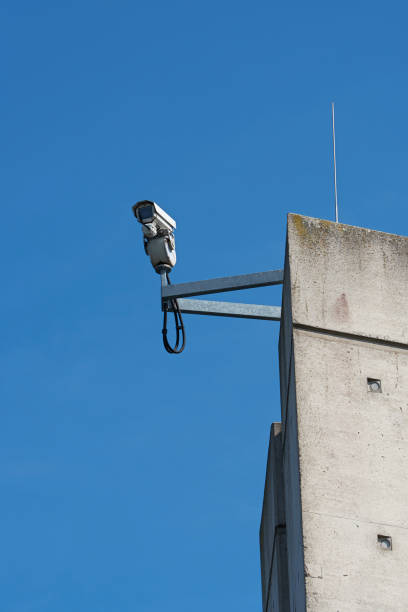 istock Video surveillance on a pillar of a Bridge 1146733866